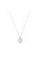 Natural Stone Rose Quartz Heart Cut Whether Pendant or Keychain |   Gift Natural Stone - 2