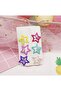 Colorful 6-piece star snap-fastened - 2