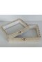 Rectangular Knitted 2-Piece Basket Organizer Gift Bundle Dowry Box - 7