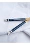 Japanese Bamboo Chopstick - 1 Pair Set with Navy Panda - 6