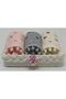 Basket with Towels 3 Pieces 30*50 Cotton Small Towels and Basket Gift Bundle Dowry Box - 2
