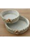 Round 2 Piece Knitted Basket Organizer Gift Bundle Dowry Holder Towel Makeup Box - 5