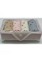 Metal Standing Towel Holder 4 Pieces 30*50 Cotton Small Towels Gift Bohçalık Dowry - 2