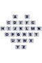 Italian Stainless Steel 9mm Blue "C" Letter Charm - 2
