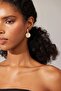 K60 Circle Zircon Stone Earrings - Gold and Silver Color - 4