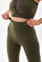 Black Tulle Detailed Khaki Crop - 3