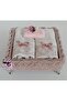 Square Weave Basket with Towels 30*50 cm 2 Cotton Scalloped Towels with Bow and Scented Soap - 6