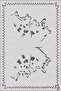 Map Patterned Woven Base Carpet and Washable Carpet Miravip10251