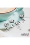 Italian Stainless Steel 9mm''H'' Letter Charm - 2