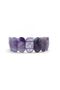 Amethyst Natural Stone Wide Cut Rolex Bracelet - 4
