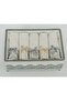 Velvet Foot Scalloped Towel Holder 30*50 cm Cotton Scalloped with Bow 5 Pieces Towel Gift - 4