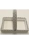 Gift Rectangular Knitted Handle Basket Organizer - Bundle Holder