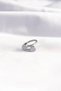 316L Steel Silver - Twist Bracelet and Ring Combination with Oval Accessories - 3