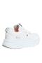 Women's White Detailed Lace-Up Sneaker Casual Sports Shoes 024 - 3