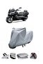 Sym Maxsym 600i - قماش ABS، سميك للغاية، مشمع دراجة نارية متوافق مع الحقيبة الخلفية