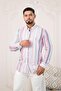 Cotton Regular Fit Striped Collar Buttoned Shirt - 2