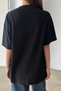 Women's Printed Oversize T-shirt - 2