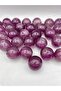 30mm Glittery Lilac Acrylic Beads, for Jewelry and Bag Making (100g, ~6 pieces) - 2