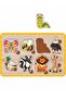 Cute Animals, Vehicles, Vegetables and Numbers Wooden Bultak Set - 2