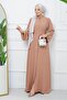 Tan Ferace Dress - Efs445 - 4