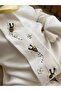 Baby Boy Hand-Embroidered Bee Newborn Romper and Hat Set - 2