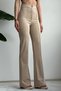 Bayza Women's Lycra High Waist Pleated Palazzo Fabric Pants - 2