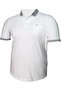 Men's Large Size Lycra Polo Collar Combed Cotton T-shirt