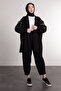 Embroidered Arms - Double Hijab Suit Set - 2