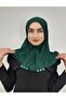 Women's Emerald Snap Bonnet Hijab Scarf - 3