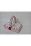 Knitted Handle Towel Basket 30*50 cm 5 Pieces Cotton Scalloped Bow Towel - 2