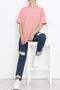Clz275 Two Thread T-Shirt Dried Rose - 5