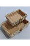 Rectangular Knitted 2 Piece Basket Organizer Gift Bundle Dowry Holder