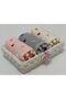 Basket with Towels 3 Pieces 30*50 Cotton Small Towels and Basket Gift Bundle Dowry Box