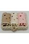 Knitted Towel Basket 3 Pieces 30*50 cm Cotton Small Towel and Basket Gift Bundle Dowry Box - 5
