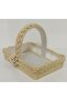 Rectangular Handle Knitted Basket Gift Bundle Dowry Holder - 3