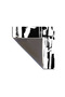 Black and White Illustrated Themed Woven Base Carpet and Washable Carpet Miravip10326 - 5