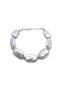 Genuine Original Certified Pearl Natural Stone Bracelet with Silver Apparatus Chain - 3