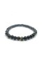 Genuine Original Certified 6mm Obsidian - Hematite Natural Stone Line Bracelet - 3