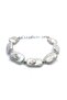 Genuine Original Certified Pearl Natural Stone Bracelet with Silver Apparatus Chain - 2