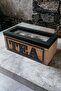 Wooden tea box with three compartmentsIt's a stylish design for your kitchen - 4