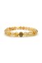 Citrine Natural Stone Bracelet with Zircon Apparatus 8mm - 2