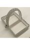 Gift Rectangular Knitted Handle Basket Organizer - Bundle Holder - 4