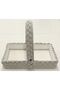 Gift Rectangular Knitted Handle Basket Organizer - Bundle Holder - 5