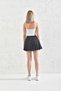 100% Woven Viscose Elastic Metraj Printed Skirt with Shorts - 6