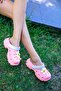Pink-White Women's Slippers 19345