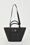 Women's Black Print Shoulder Bag 05Po23Y1717 - 7