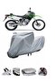 Ultra thick motorcycle cover compatible with Kawasaki KLX 250 rear Bag .