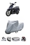 Kymco People S 125i - حقيبة خلفية سميكة للغاية متوافقة مع الدراجات النارية