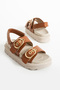 Camelia Women's Sandals with Double Buckle Detail - 3