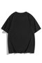 Plus Size Japan Letter Detail Printed Oversized 100% Cotton t-shirt - 4